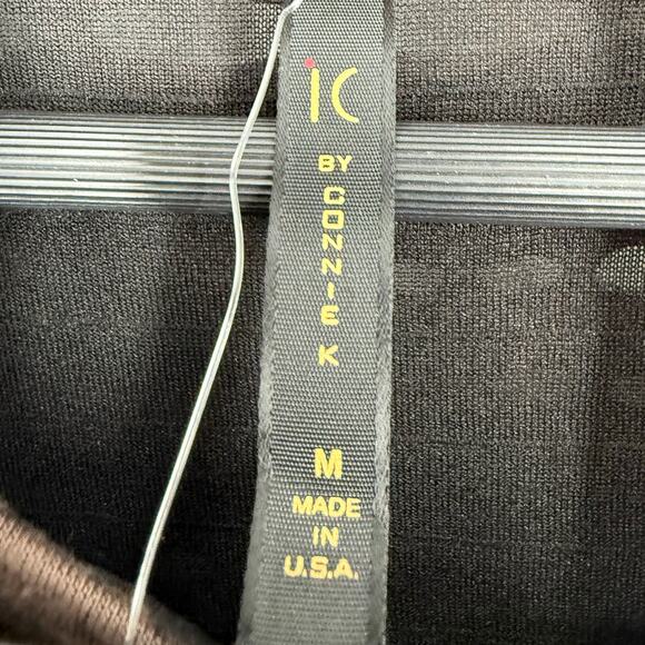 NEW NWT IC by Connie K Medium Brown Black Wearable Art to Wear Blouse Shirt Top - Picture 3 of 7